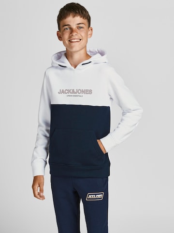 Jack & Jones Junior Sweatshirt 'Urban' in Weiß: predná strana