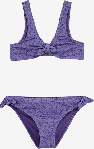 purpurinė WE Fashion Biustjė Bikinis: priekis