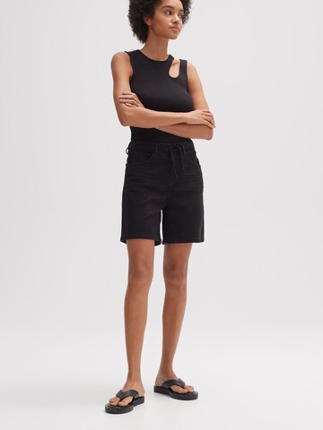 OPUS Bootcut Shorts 'Louis' in Schwarz: predná strana