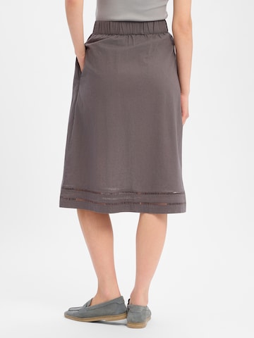 Jupe Marie Lund en marron