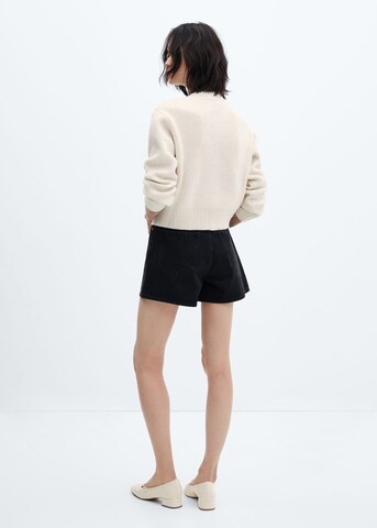 MANGO Sweater 'caracola' in Beige