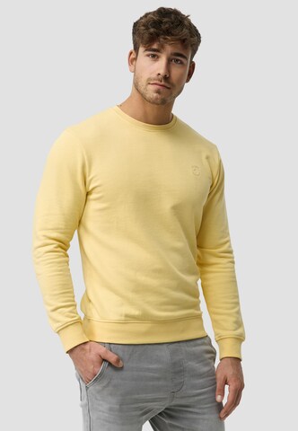 Sweat-shirt 'Holt' INDICODE JEANS en jaune