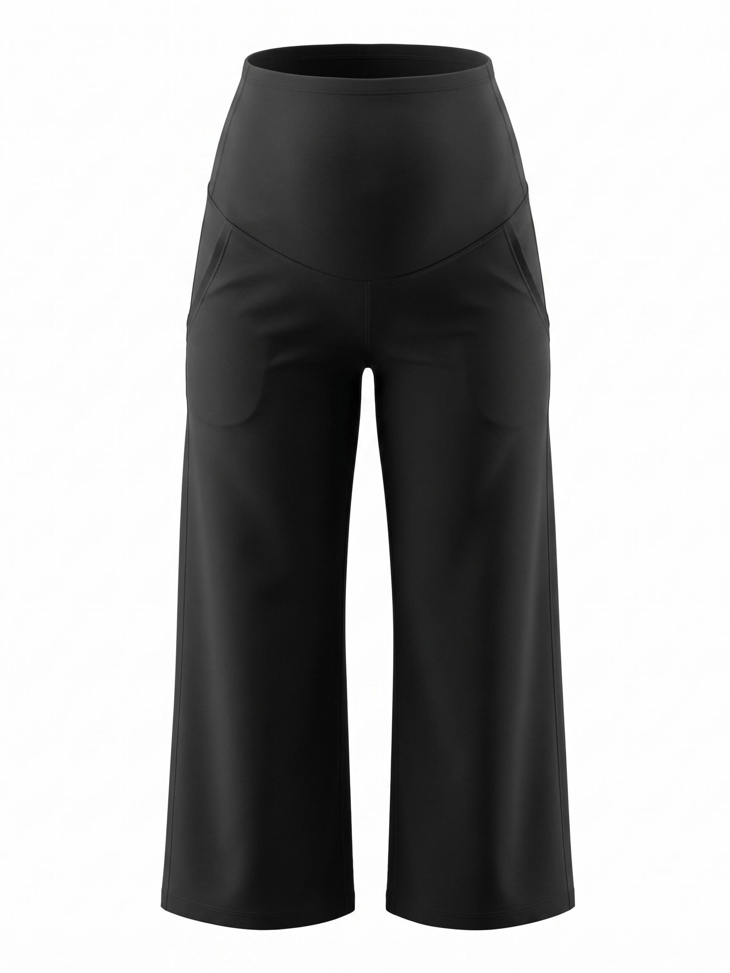 G4Free Hose 'Umstands-Yoga-Caprihose, dehnbare Schwangerschaftshose mit Taschen, die über den Bauch gezogen wird'‌ in 36 in schwarz, Produktansicht