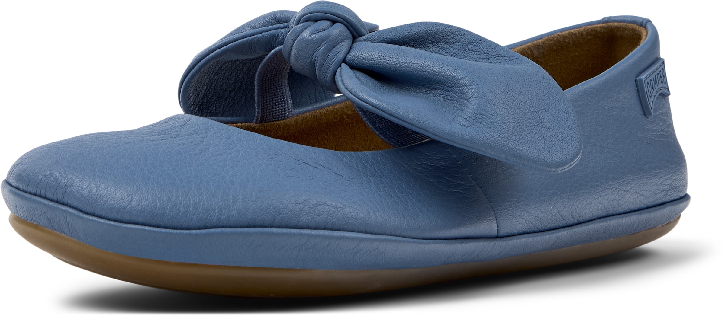 CAMPER Ballerina's 'Right' in Blauw: voorkant