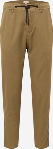 ESPRIT Loose fit Chino Pants in Green: front