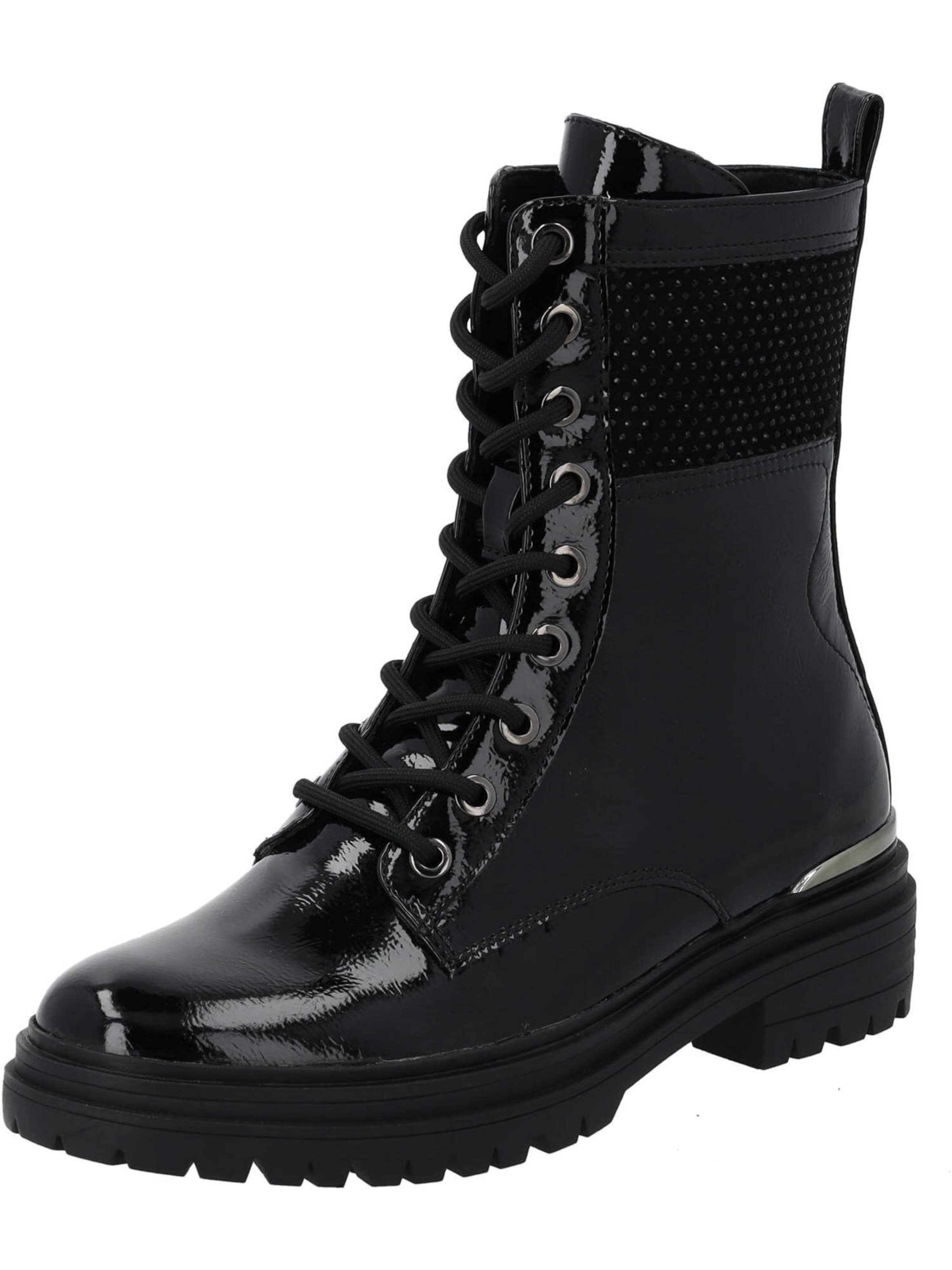 Palado - Botas con cordones 'Hennrea' en negro: frente