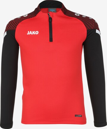 T-Shirt fonctionnel 'Performance' JAKO en rouge : devant