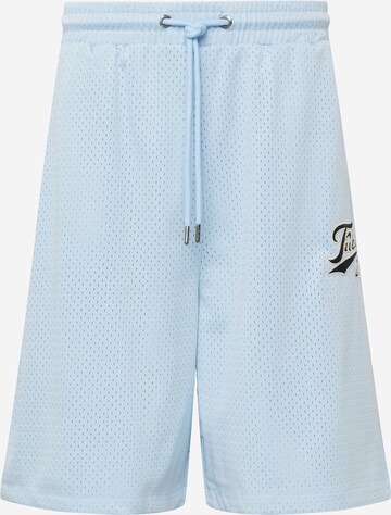 FUBU Loosefit Broek in Blauw: voorkant