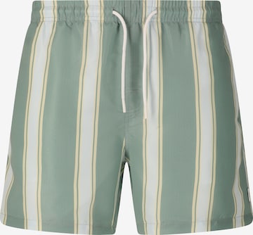 NOU Boardshorts 'Fileyer' in Grün: Vorderseite
