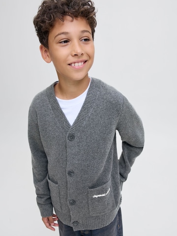 Jack & Jones Junior Strickjacke in Grau