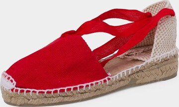 Sandales Pisamonas en rouge : devant