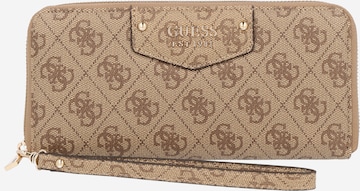 GUESS Portemonnaie 'Brenton' in Beige: predná strana