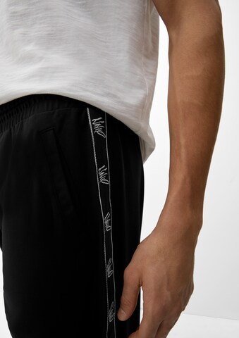 Regular Pantalon QS en noir