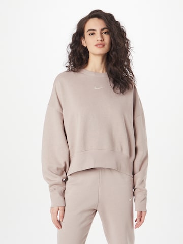 Bluză de molton 'Phoenix Fleece' de la Nike Sportswear pe gri: față