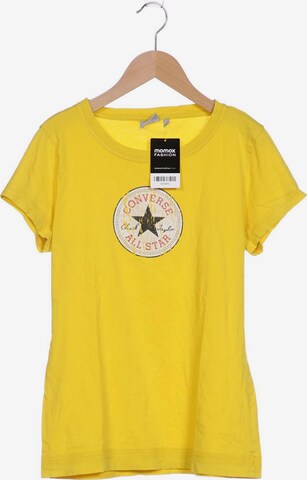 CONVERSE Top & Shirt in L in Yellow: front