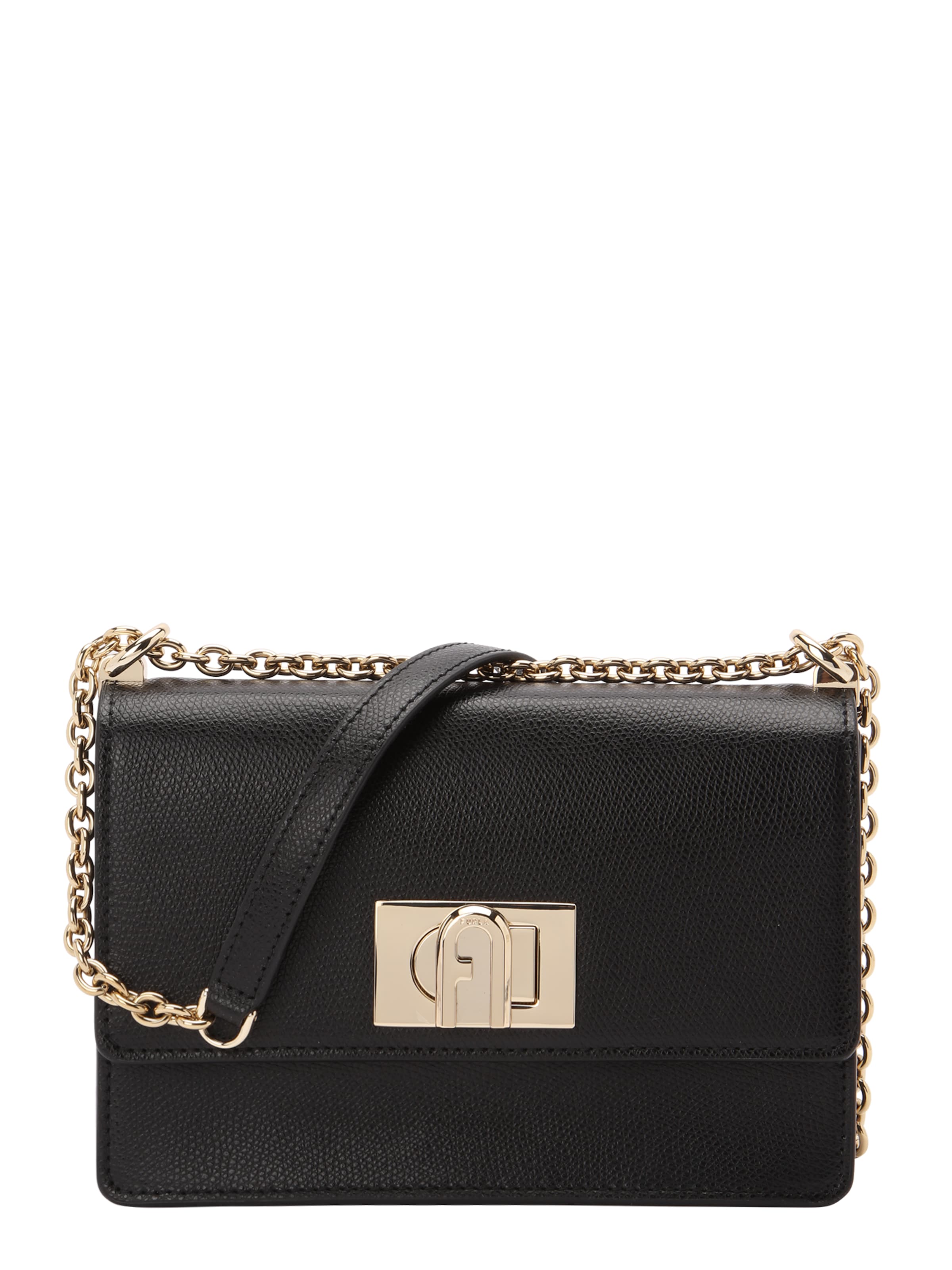 FURLA Чанта с презрамки '1927' в черно: отпред