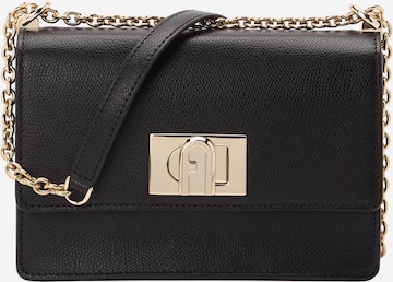 FURLA - Bolso de hombro '1927' en negro: frente