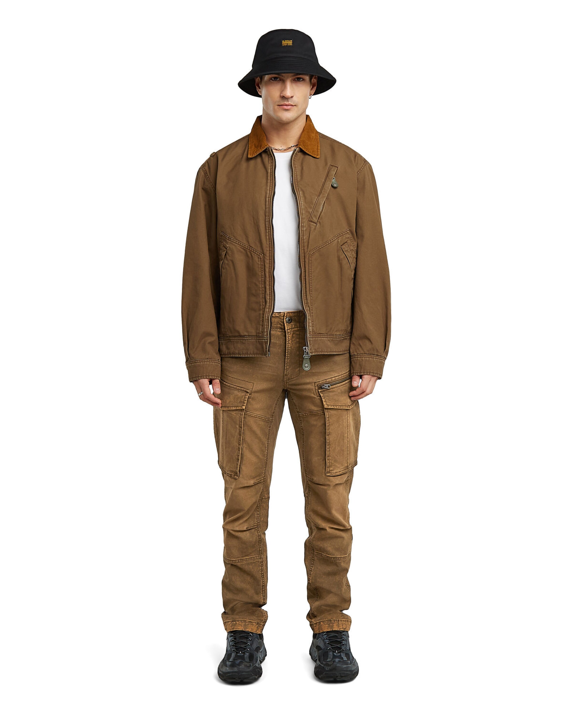 G-STAR Tapered Cargo Pants in Brown