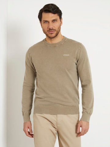 GUESS Sweater in Beige: front