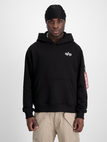 ALPHA INDUSTRIES Bluzka sportowa w kolorze czarny: przód