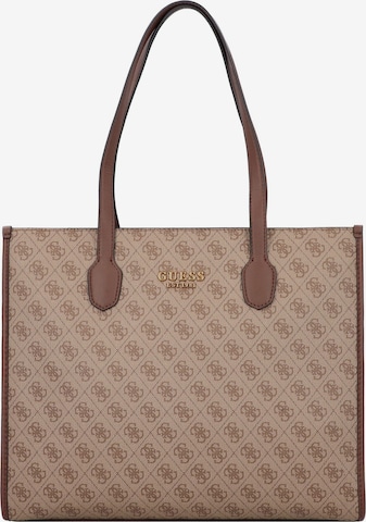 Cabas 'Silvana' GUESS en marron : devant