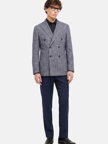 Manuel Ritz - Ajuste regular Chaqueta saco 'GIACCA' en azul