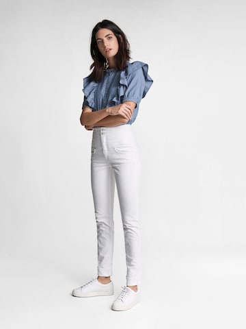 Coupe slim Jean 'Diva' Salsa Jeans en blanc