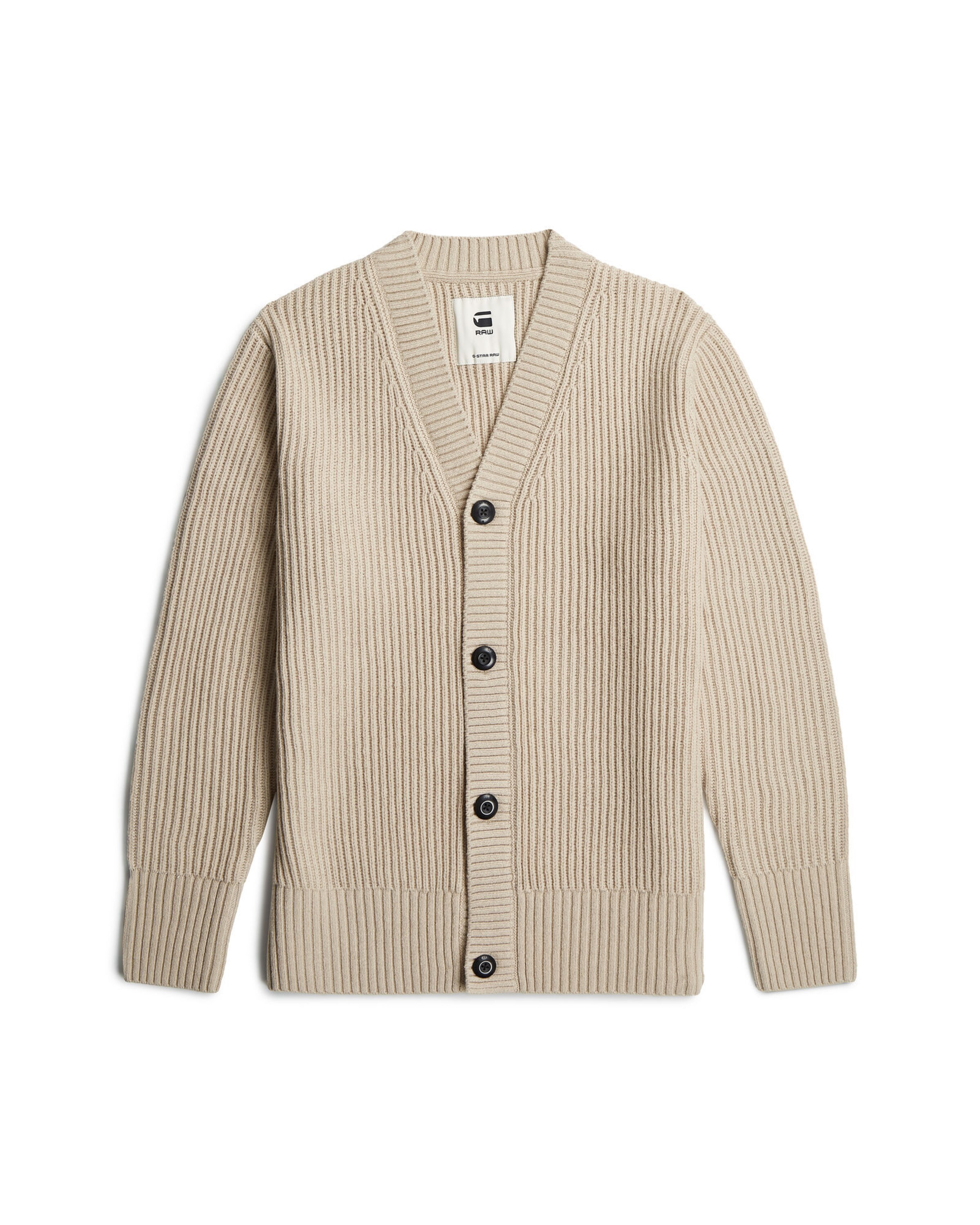 G-STAR Strickjacke in Beige: Vorderseite