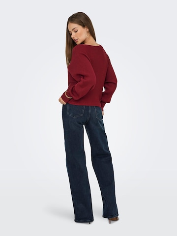 Pull-over 'ONLADALINE' ONLY en rouge