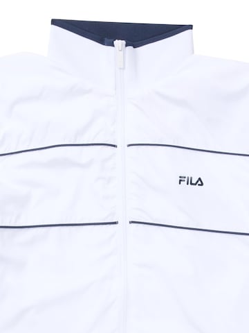 FILA - Sudadera con cremallera 'CASALE regular lightweight jacket' en blanco