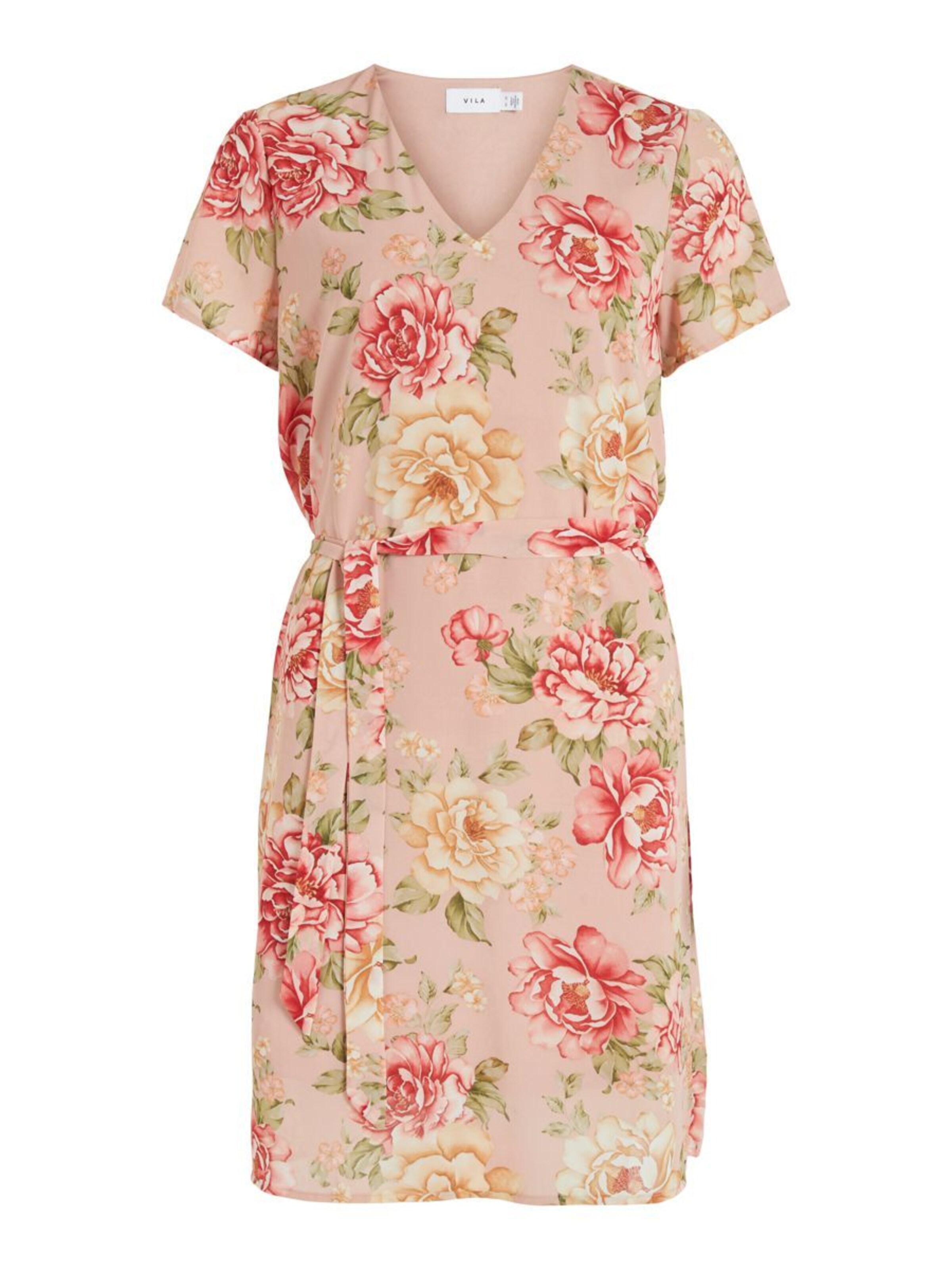 VILA Dress in Pink: front