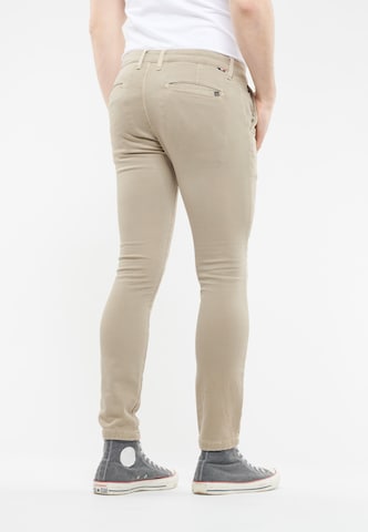 Le Temps Des Cerises Regular Chino Pants 'JOGG' in Beige