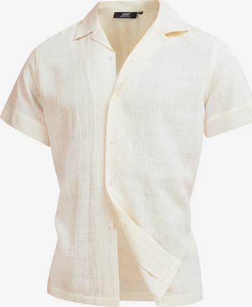 JEFF Hemd 'Travis' in Beige: Vorderseite