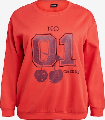 raudona Active by Zizzi Sportinio tipo megztinis 'Cannie': priekis