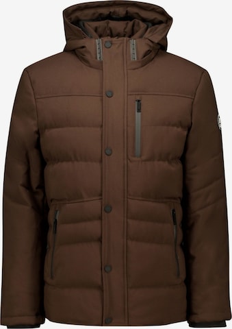 Deeluxe Winterjas in Bruin: voorkant