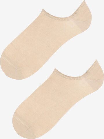 CALZEDONIA Ankle Socks in Beige: front