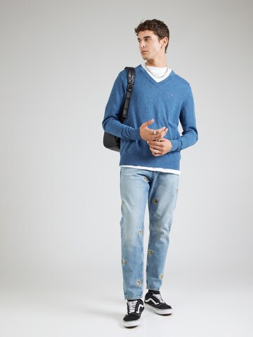 TOMMY HILFIGER Trui in Blauw