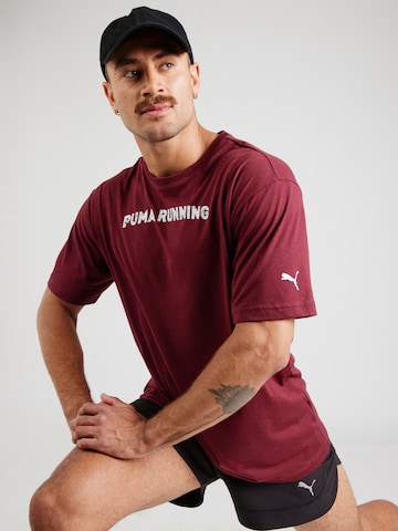 PUMA Funkcionalna majica | rdeča barva