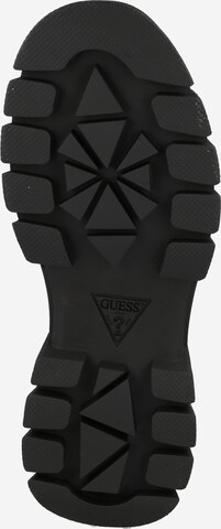 Ghete cu șireturi 'Hearly' de la GUESS pe negru