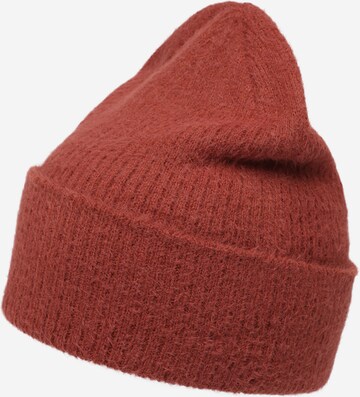 Coal Beanie 'The Pearl' in Brown: front