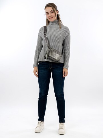 Emily & Noah Shoulder bag ' E&N Belli ' in Silver: front
