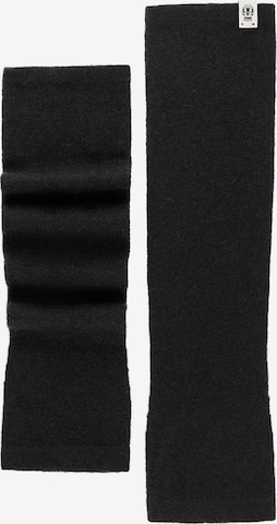 Manchettes 'PURE CASHMERE' Roeckl en noir : devant