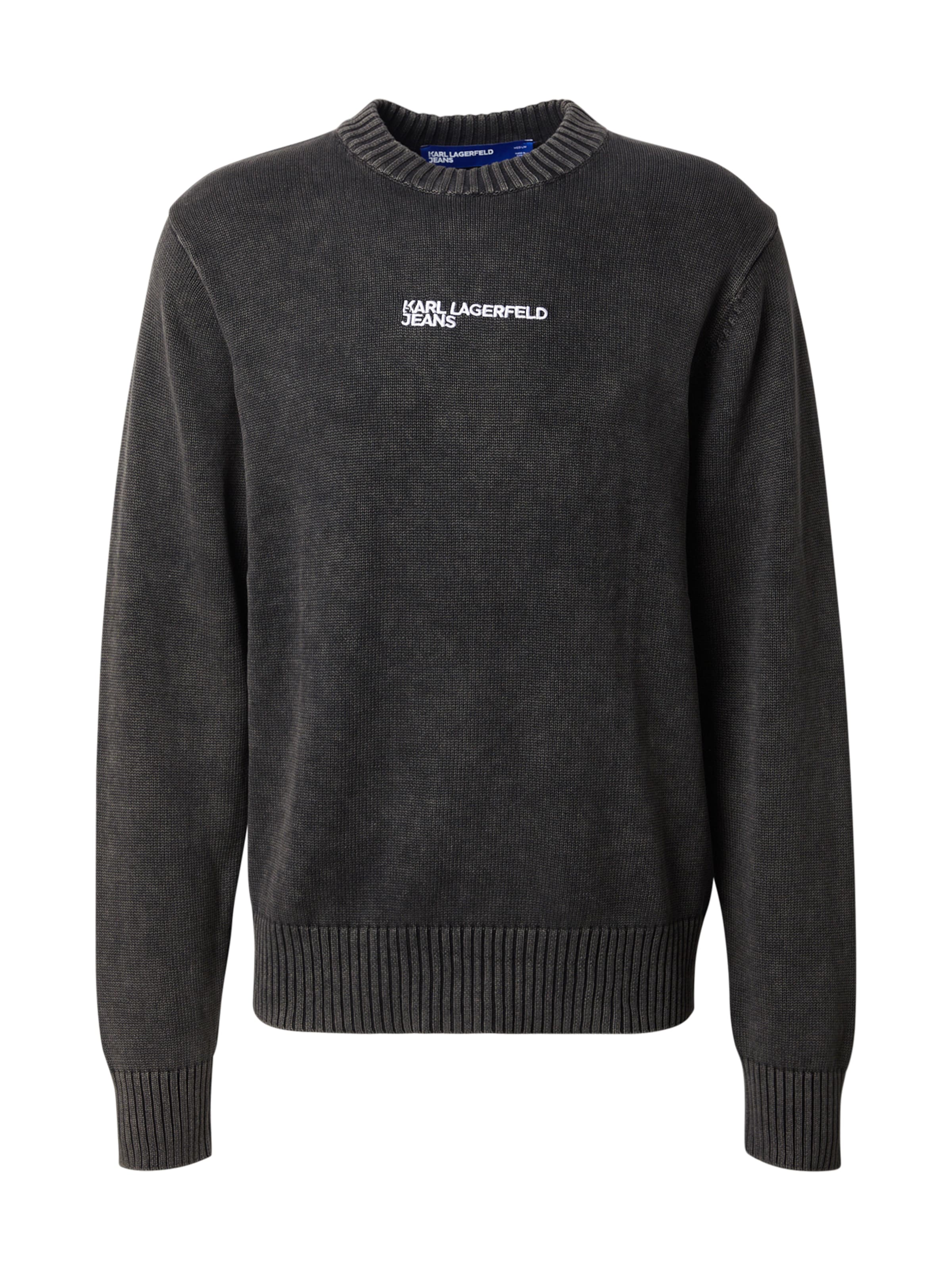 KARL LAGERFELD JEANS Πουλόβερ σε μαύρο: μπροστά