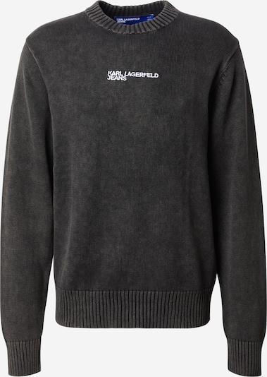 Megztinis iš KARL LAGERFELD JEANS, spalva – juoda / balta, Prekių apžvalga