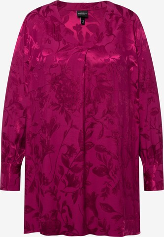 Ulla Popken Blouse in Roze: voorkant