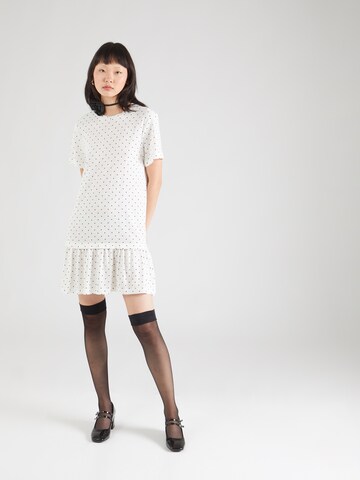 Robe 'Mai' Monki en blanc : devant