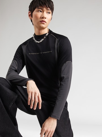 juoda NIKE Sportiniai marškinėliai 'TCH PRO': priekis