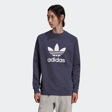 ADIDAS ORIGINALS Sweatshirt 'Adicolor Classics Trefoil' i blå: forside