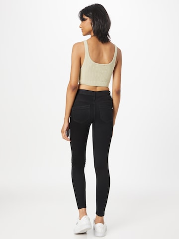 River Island Skinny Džíny 'MOLLY' – černá