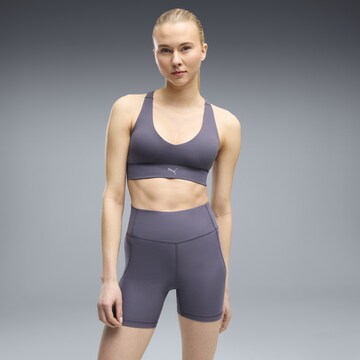 PUMA Bralette Sports bra 'Shapeluxe' in Grey: front